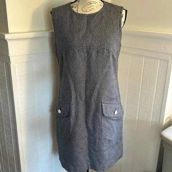 Yves Saint Laurent Vintage Blue Designer Dress size 10 - Picture 1 of 8